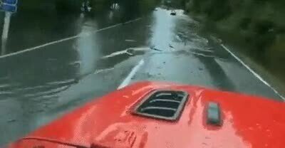 cruzar,coche,carretera