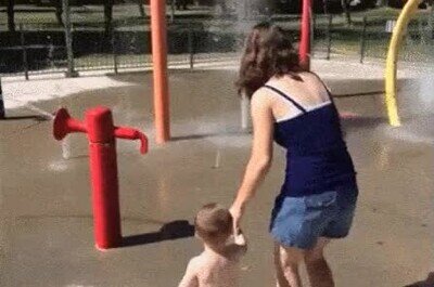 Enlace a Ir al parque acuático fue una mala idea