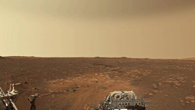 Enlace a La superfície de Marte vista desde el Perseverance Rover