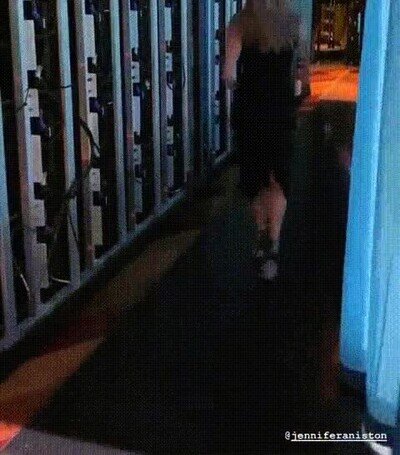 Enlace a Jennifer Aniston antes de salir a escena 