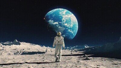 Enlace a Desde la luna se ven imágenes realmente épicas