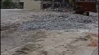 Enlace a Parece bastante peligroso derribar el edificio