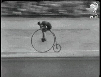 Enlace a La bicicleta de Penny Farthing en 1928