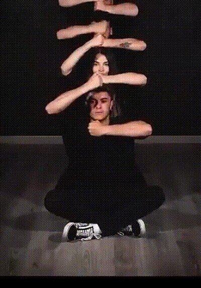 baile,coordinado,cabeza