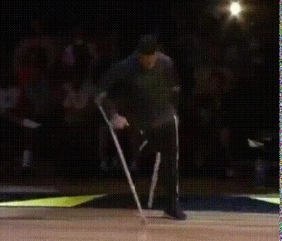 breakdance,una pierna