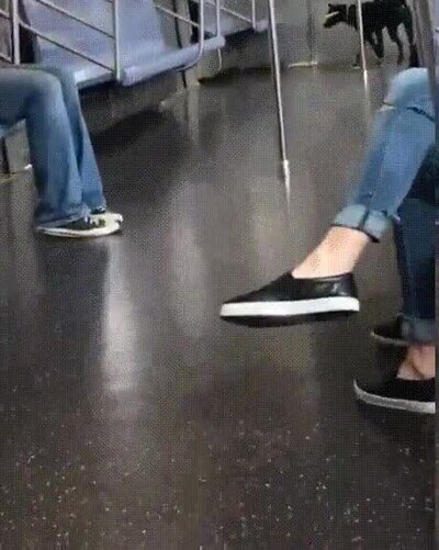 Enlace a Tiene más estilo que el resto de usuarios del tren
