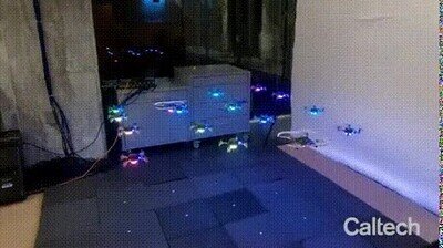 Enlace a Es una pasada cómo los drones no se chocan