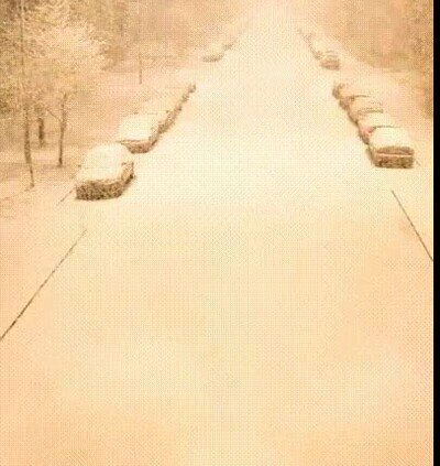 Enlace a Es una pasada ver la cantidad de nieve que ha caído