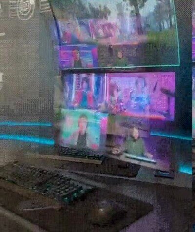 Enlace a De locos esta nueva pantalla curva de Samsung