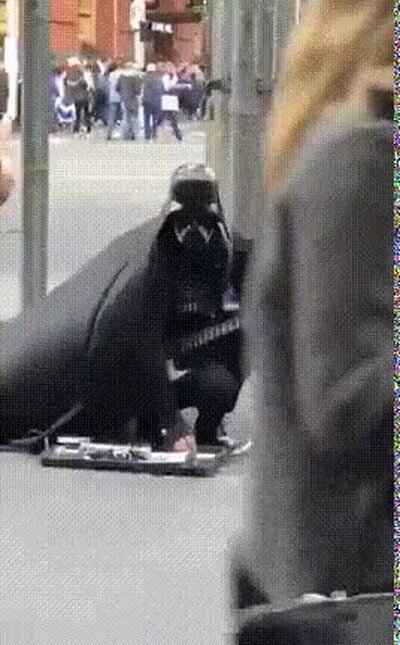 Enlace a Darth Vader se ha pasado al mundo del espectáculo