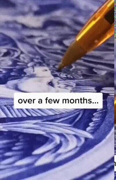 Enlace a Una obra de arte creada con un boli y 140 horas de trabajo