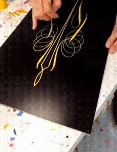 Enlace a Un increíble control con el pincel