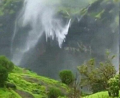 cascada,viento
