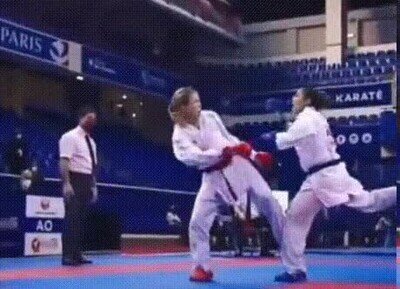 Enlace a A cámara lenta es un golpe impresionante