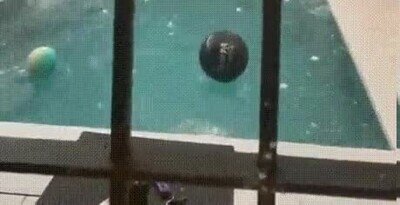 Enlace a No tienen ningún sentido las bolas de hielo que caen sobre una piscina en La Bisbal d'Empordà