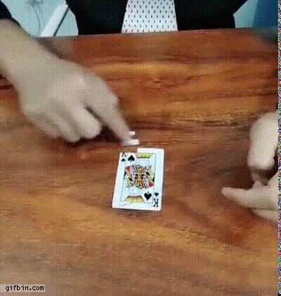 Enlace a Un increíble truco con una carta