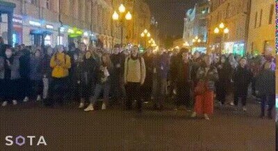 Enlace a Protestas contra la guerra en Moscú