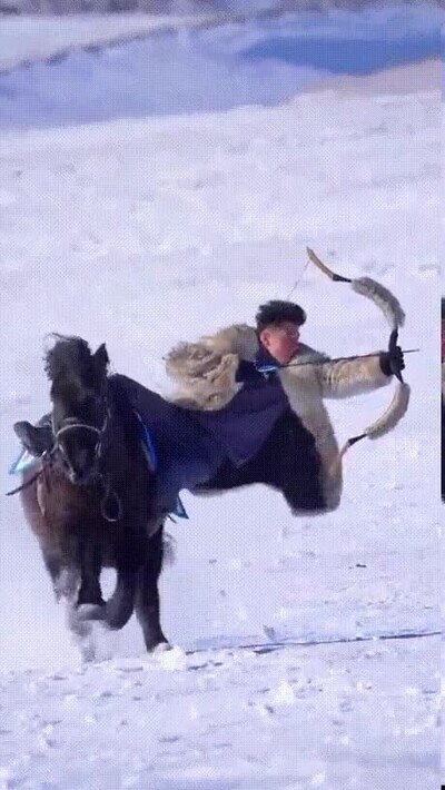 Enlace a No se puede molar más que este señor arquero