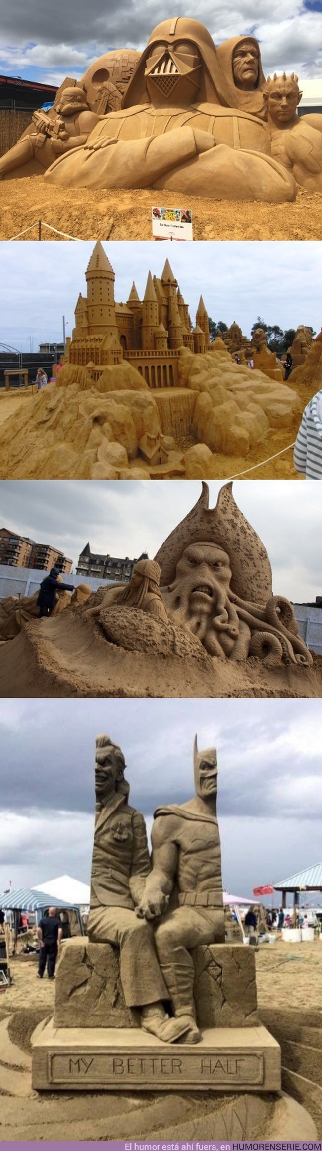 1693 - Las esculturas de arena más cinematográficas