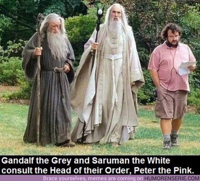 1962 - Gandalg el Gris, Saruman el Blanco y Peter el Rosa