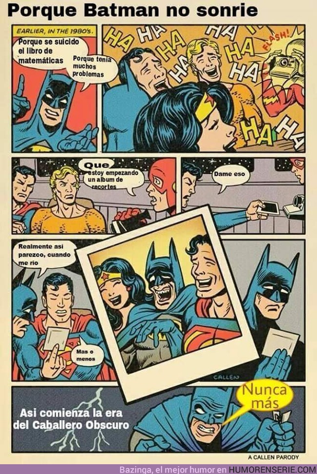 1970 - La razón por la que Batman nunca sonríe