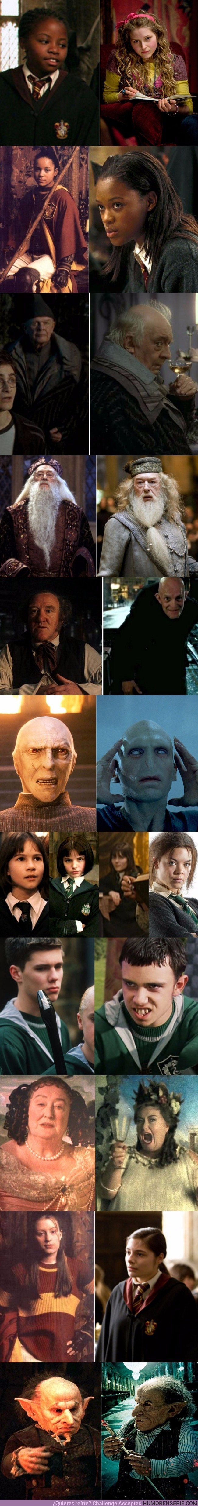 2435 - Personajes de Harry Potter que cambiaron de actor