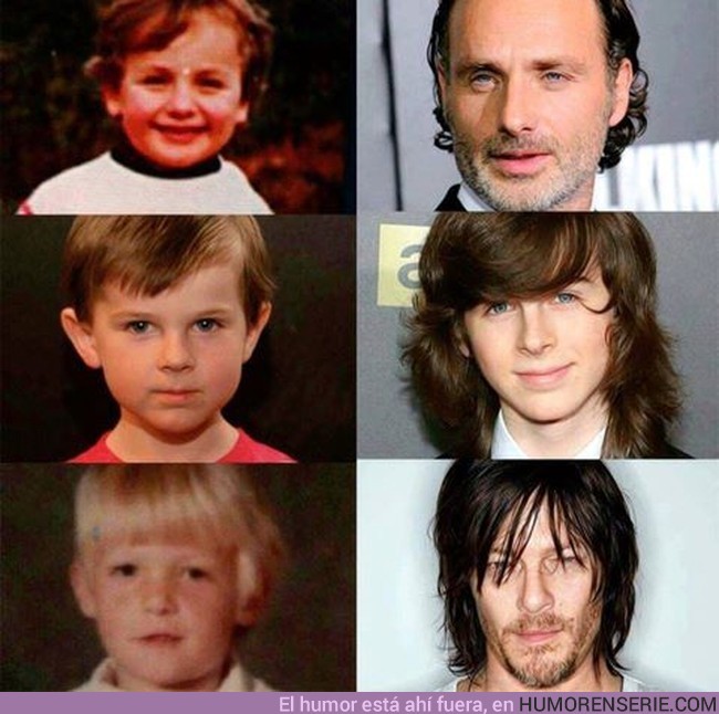 3149 - ¿Cómo eran los actores de The Walking Dead cuando eran pequeños?