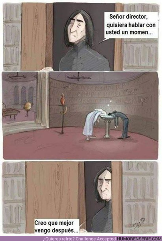 3599 - Mal momento para aparecer, Snape