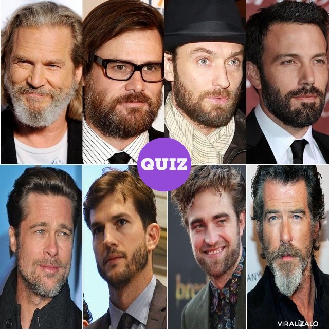3691 - TEST: ¿Reconoces a estos famosos actores por sus barbas?