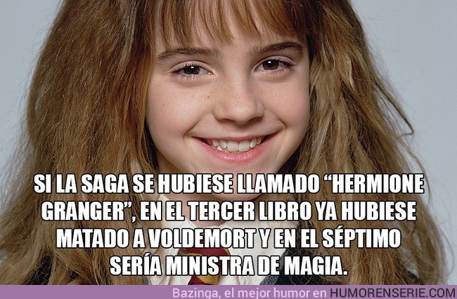 3876 - Si la saga Harry Potter se hubiese llamado Hermione Granger