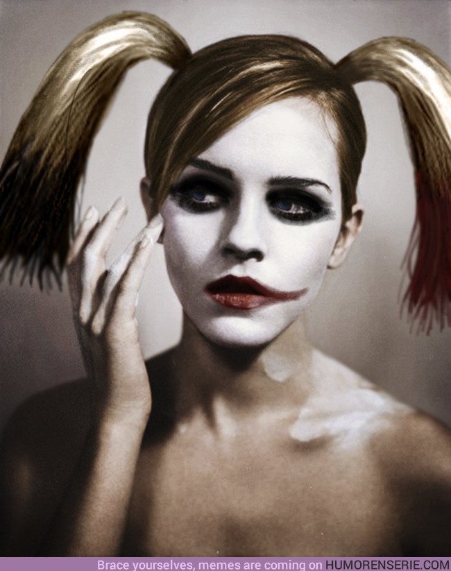 4268 - Emma Watson como Harley Quinn. ¿Qué os parece?