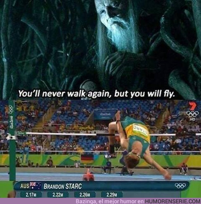 4349 - Bran Starc de incógnito participando en las olimpiadas