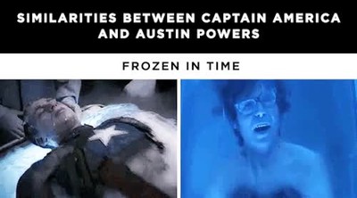 4788 - Similitudes entre Capitán América y Austin Powers