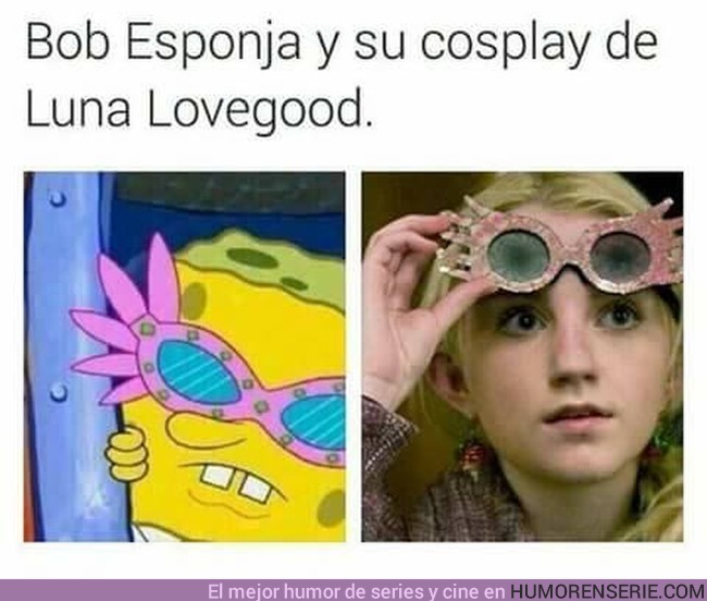 5948 - O Luna Lovegood y su cosplay de Bob Esponja