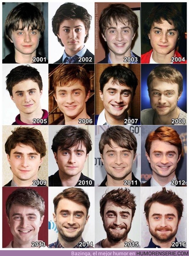 6207 - Daniel Radcliffe a través de los años