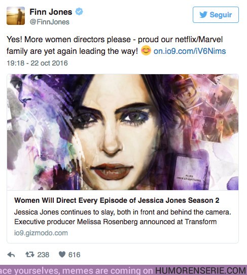 6369 - Jessica Jones: Todos los capítulos de la 2nda temporada serán dirigidos por mujeres