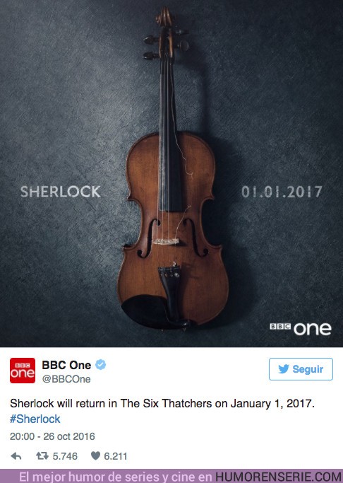 6536 - La cuarta temporada de Sherlock ya tiene fecha de estreno