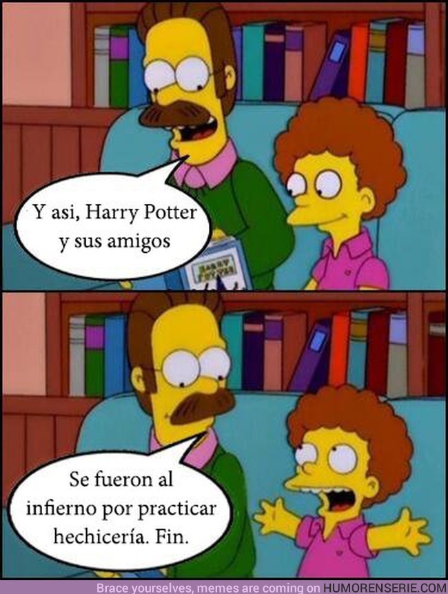 7685 - El final de la saga Harry Potter según Ned Flanders