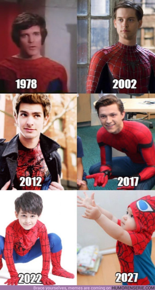 7862 - Spiderman cada vez está más joven