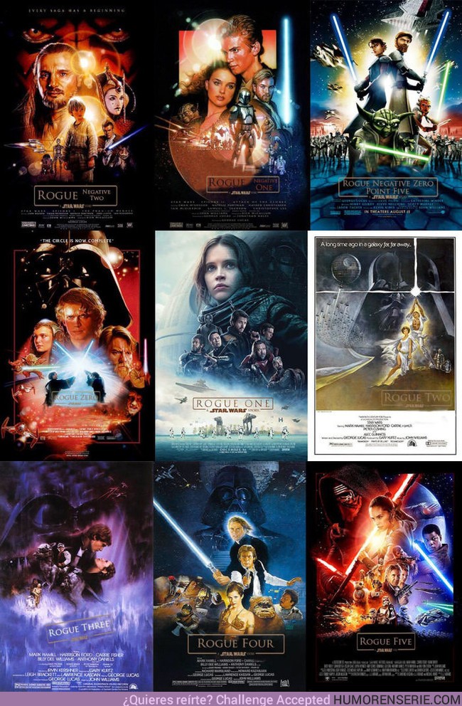 8497 - ¿Cuál de estos pósters de Star Wars es tu favorito?