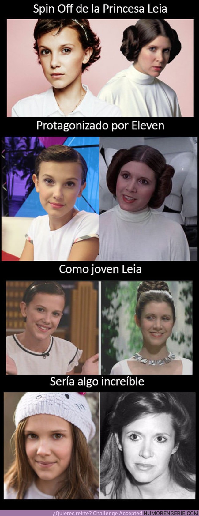 8856 - El increíble parecido de Eleven y Leia