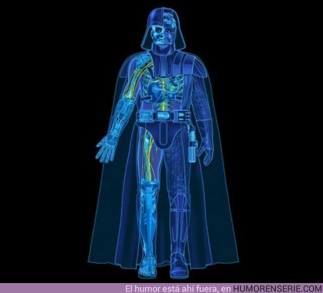 9131 - Así es Darth Vader debajo de la armadura