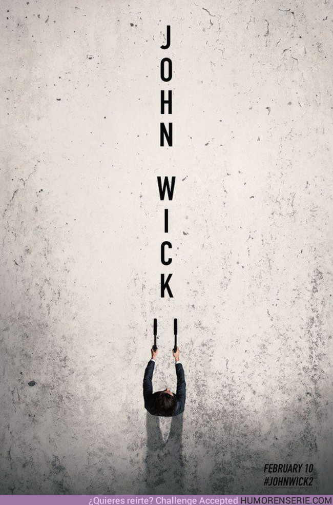 10354 - El nuevo póster de John Wick 2 es simplemente una pasada