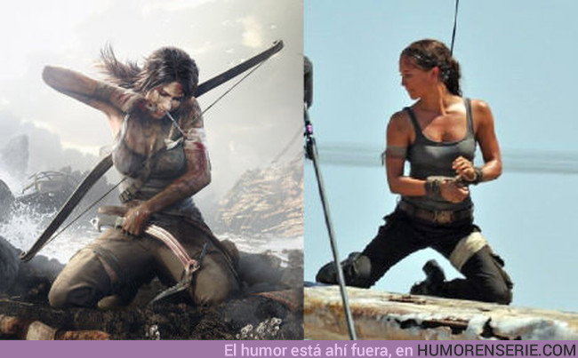 10506 - Alicia Vikander lo está clavando mucho en el rodaje de la nueva peli de Tomb Raider