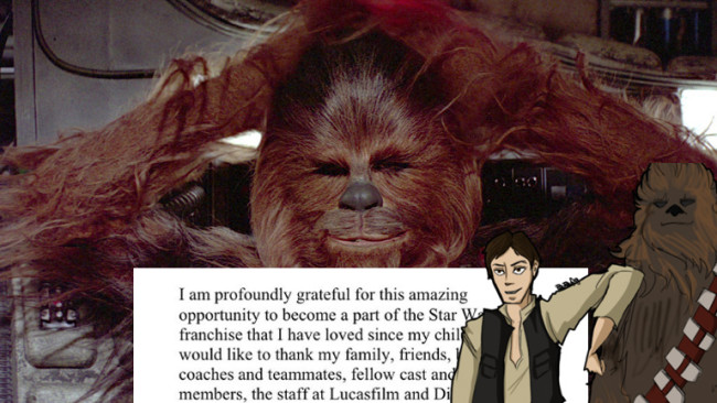 11086 - El Chewbacca del 'spin-off' de Han Solo manda un emotivo mensaje a los fans de Star Wars
