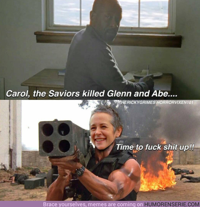 11610 - Cuando Carol se entera de las muertes del principio de temporada