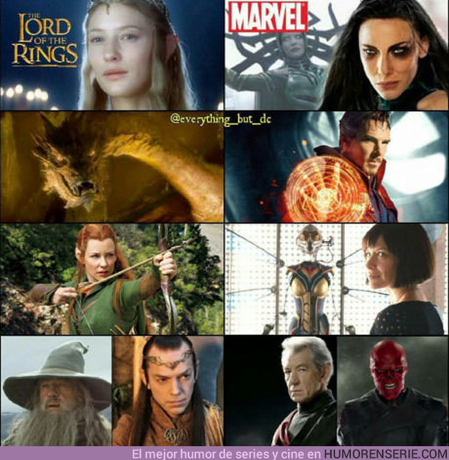 12948 - Diferencias entre Marvel y El Señor de los Anillos