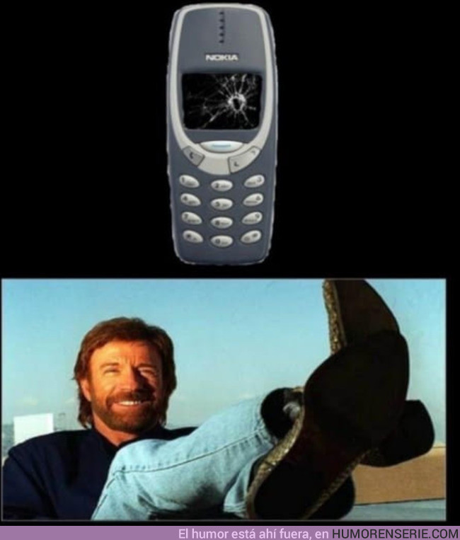 13773 - Chuck Norris pensaba que la pantalla era táctil