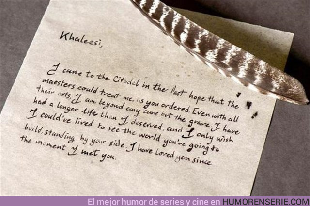 16280 - Desvelada la desgarradora carta que Jorah Mormont escribió a Daenerys