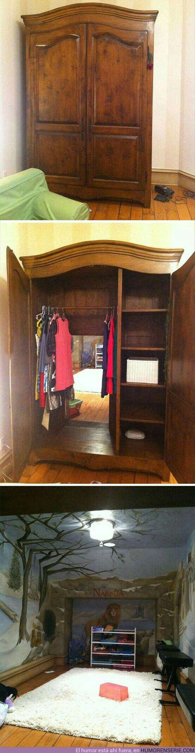 16456 - Padres crean esta habitación estilo Narnia para sus hijos